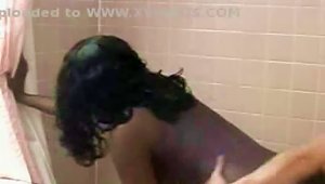 Hot Black Girl Gets Fucked In Shower!