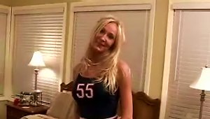Busty Blonde Milf Savannah Rain Sucking Cock For  On Her