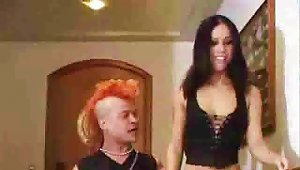 Hot Chick Gets Some  From A Midget With A Mohawk..rdl