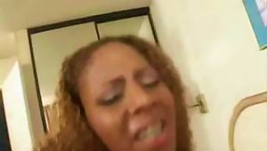 Ebony Michelle Tucker Sucks A Black Cock And Then Fucks It