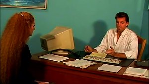 Curly Annie Body Gets Her   Fucked In An Office