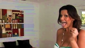 Appetizing Angelina Castro Goes  In A Reality Video