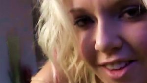 Blonde Emma Dry  A Cock
