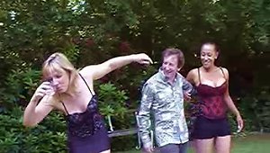 British Lesbians Have Another Fight In The Garden