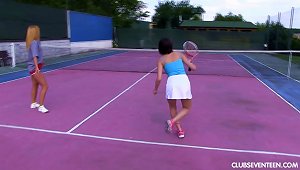 Big Boobs Slut Engages Her Tennis Opponent In A Steamy Lesbian Act