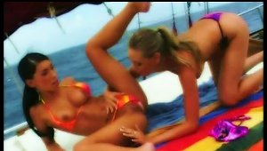 Sex On A Boat With Mya Diamond And Victoria Swinger