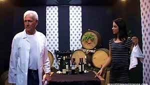 Tasting Good Wine Before Tasting An Old Dude's Cock